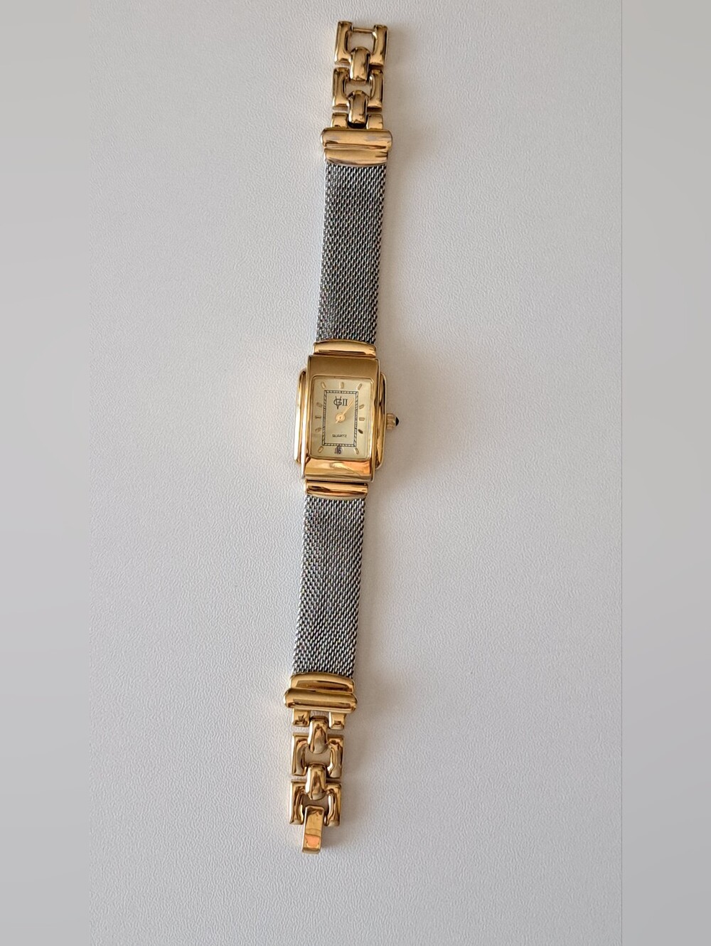 Vintage Gloria Vanderbilt (GV II) Quartz Tank Watch